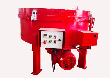 Industrial Cement Concrete Pan Mixer Low Energy Consumption Discharge Material