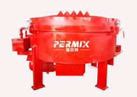 Red Automatic Concrete Mixer Automatically Flexible Layout Anti Wear