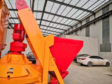 1125L Input Lightweight Concrete Mixer , Concrete Pan Mixer Casting Coatings Quick Mixing