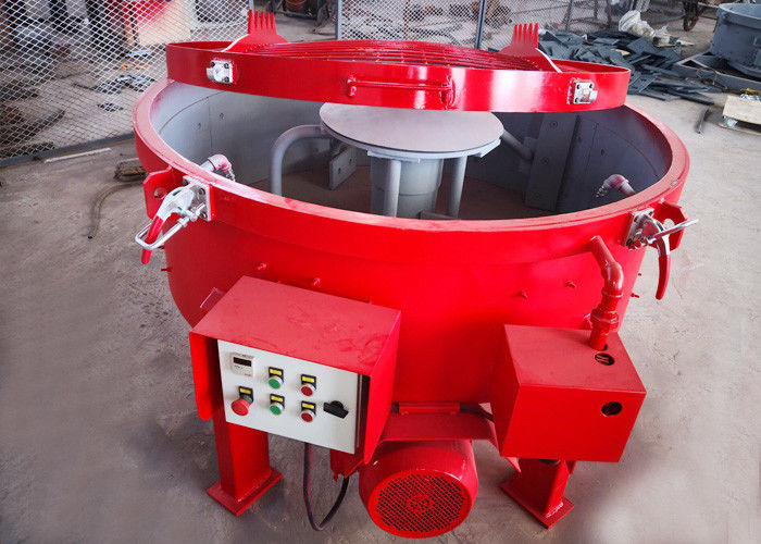 Compact Structure Refractory Pan Mixer , Refractory Industrial Cement Mixer