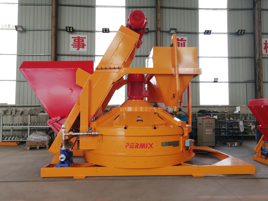 Orange Color Refractory Planetary Mixer Flexible Layout With CE Certificate